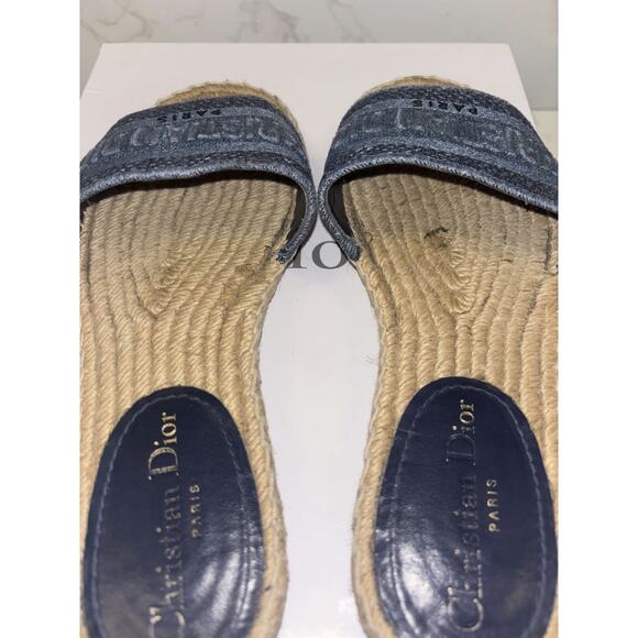Christian Dior Espadrille Slides - Picture 2 of 5
